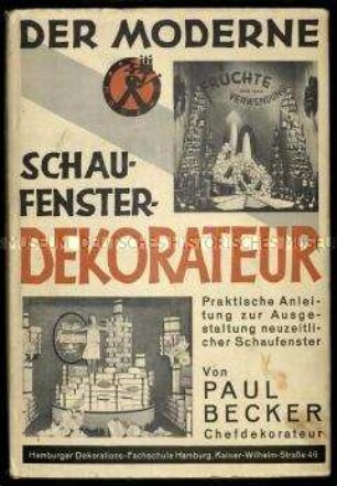 Lehrbuch für Schaufensterdekorateure
