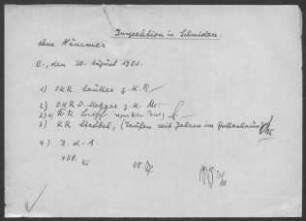 Schmiden-Oeffingen: Inspektionsbericht 1951