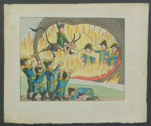 Ankunft Napoleons in der Hölle