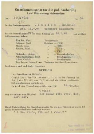 Classen, Heinrich