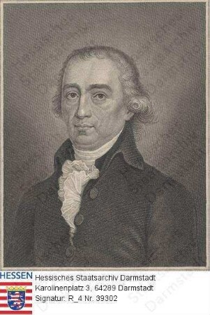 Herder, Johann Gottfried v. (1744-1803) / Porträt, Brustbild, in Rahmen
