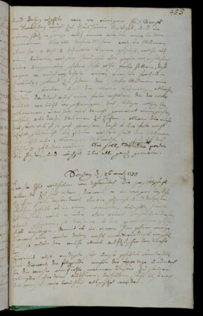 Sontag d 26 mertz 1730