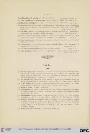 Bücher (Nr. 1172 - 1179)