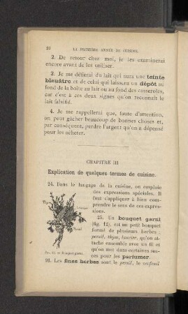 Chapitre III Explication de quelques termes de cuisine.