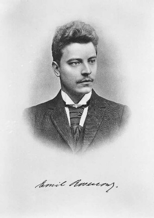Rosenow, Emil : Emil Rosenow (1771-1904; Dichter). Aus: Rosenow, Emil: Gesammelte Dramen, Berlin, 1912