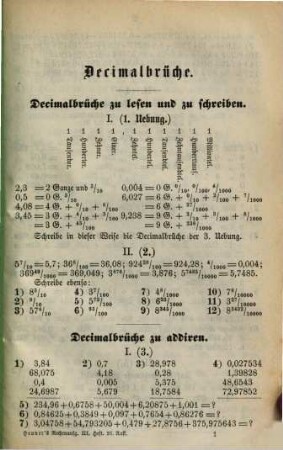 Aufgaben zum Ziffer-Rechnen, 3
