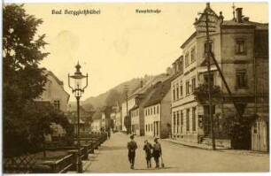 Bad Gottleuba-Berggießhübel. Hauptstraße