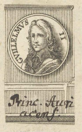 Bildnis von Gvillelmvs II., von Oranje-Nassau