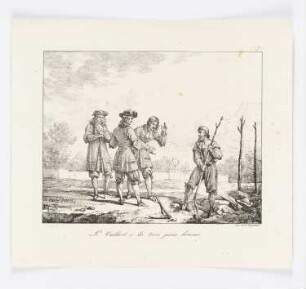 Le Vieillard et les trois jeunes hommes, Blatt 104 der Folge "La Fontaines Fabeln"