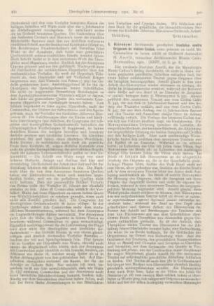 500-501 [Rezension] Hieronymus, Stridonensis presbyteri tractatus contra Origenem de visione Esaiae