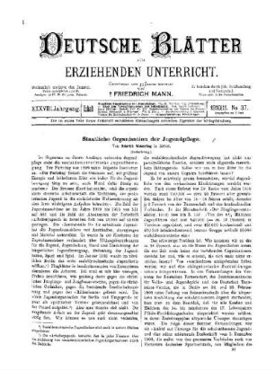 Staatliche Organisation der Jugendpflege : (Fortsetzung)