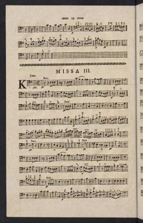 18-25, Missa III.