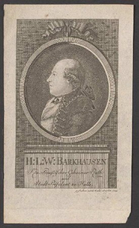 Porträt Heinrich Ludwig Willibald Barckhausen (1742-1813)