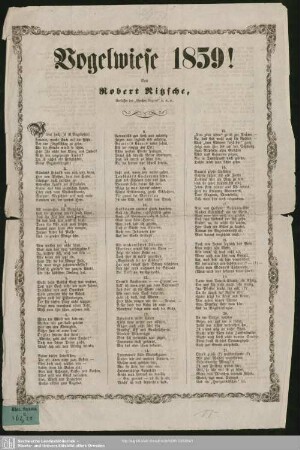Vogelwiese 1859!