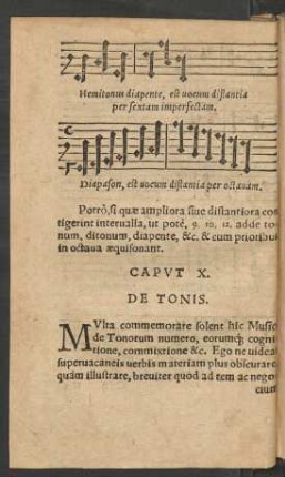 Caput X. De Tonis.