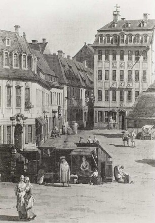 Der Neustädter Markt zu Dresden