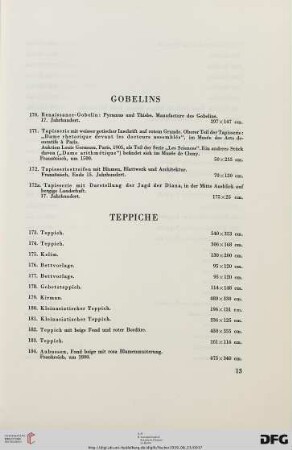 Gobelins (Nr. 170-172a)