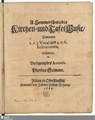 Vierdte Stimme.