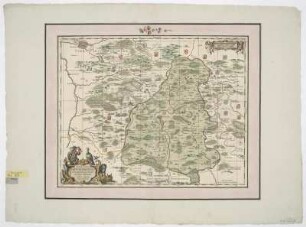 Karte der Herrschaft Neumarkt, 1:120 000, Kupferst., nach 1683