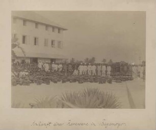 Ankunft einer Karawane in Bagamoyo
