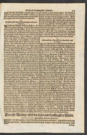 ... über den sechs und funfftzigsten Psalm