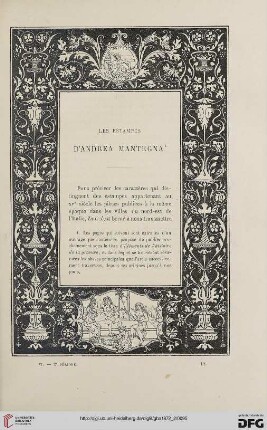 2. Pér. 6.1872: Les estampes d'Andrea Mantegna