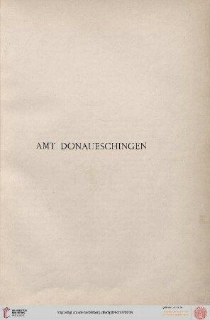 Amt Donaueschingen