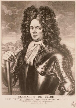 Bildnis des holländischen Generals in Indien Harmen de Wilde