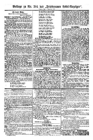 Beilage zu Nr. 304