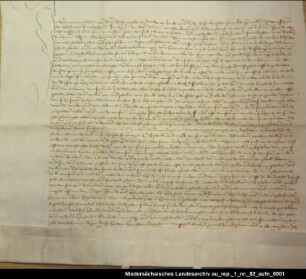 Vertrag zwischen dem Grafen Johann von Oldenburg und dem Grafen Edzard I. von Ostfriesland gegen den Bischof Heinrich von Münster = OUB II, Nr. 1328, S. 362 Anhängende Siegel 1 und 2 erhalten