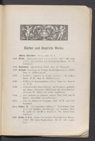 Bücher und illustrirte Werke