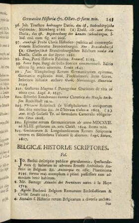 143-155, Belgicae Historiae Scriptores.