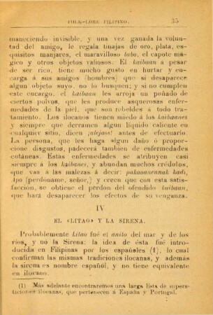 IV. El "Litao" y la Sirena