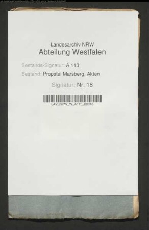 Verzeichniss (2) der Ländereien des Burgsitzes Horhusen.