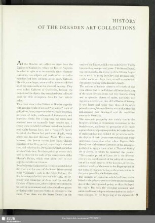 History Of The Dresden Art Collections