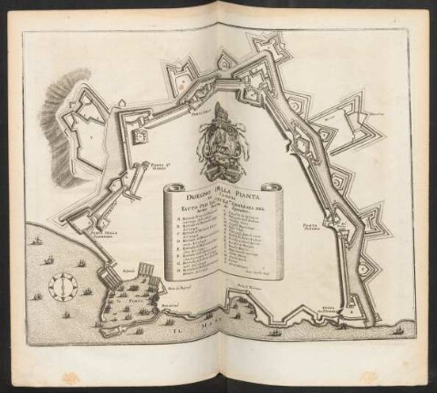 Disegno Della Pianta Di Candia.