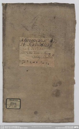 Suites - Mus.2392-N-18 : strings, winds, cemb - e; TWV 55: e 8