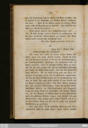 66. [Vom geh. Kirchenrath Hase]
