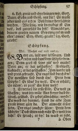 Schöpfung.