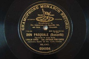 Don Pasquale : Signorina in tanta fretta / (Donizetti)