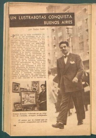 Un lustrabotas conquista Buenos Aires