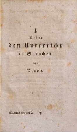 Allgemeine Revision des gesammten Schul- und Erziehungswesens, 11