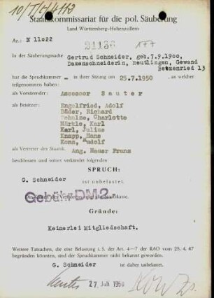 Schneider, Gertrud