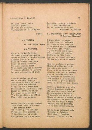 El Domingo hay señalada : (A Santiago Raspozo)