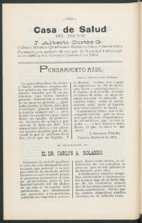 Pensamiento azúl.