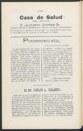Pensamiento azúl.
