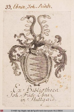 Wappen des Johann Friedrich Ebner
