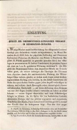 Die vortridentinisch-katholische Theologie des Reformations-Zeitalters