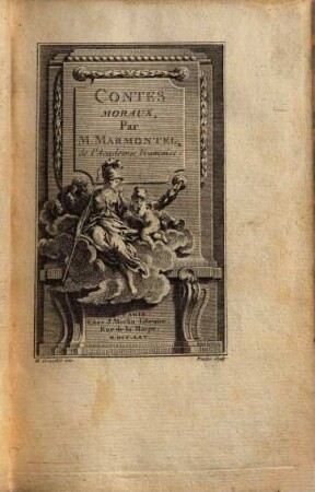Contes Moraux, Tome Premier