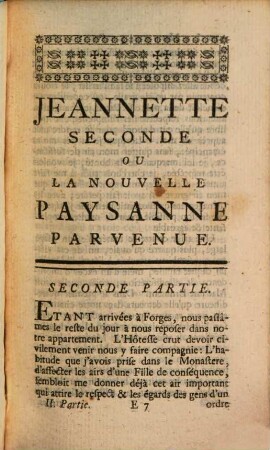 La Nouvelle Paysanne Parvenue, Ou L'Histoire De Jeannette, 2